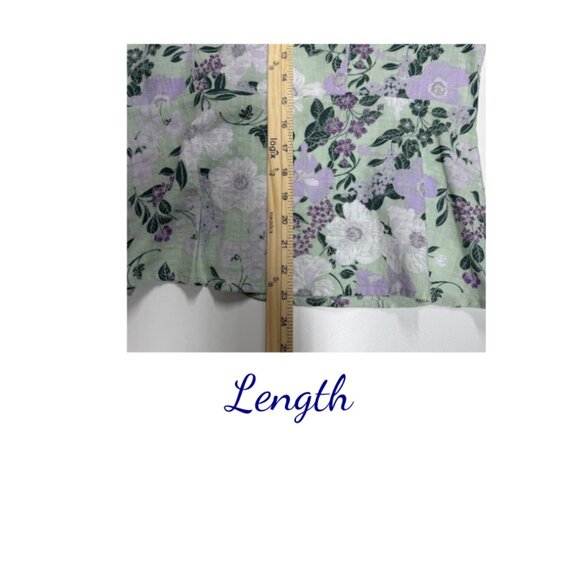 Liz Claiborne Floral Blouse Women's - Size Medium, NWT - Picture 6 of 9
